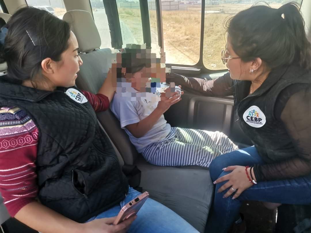 Participa Policía Municipal de Papalotla en localización de menor reportada como extraviada 