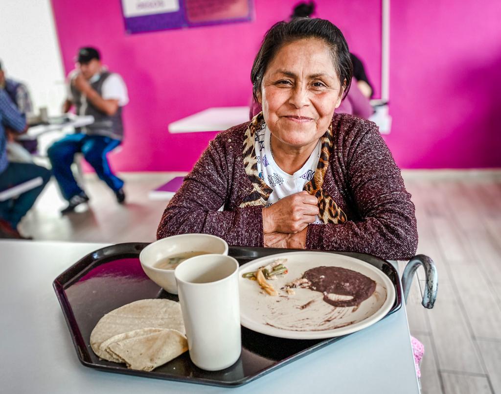 Ofrece Secretaría De Bienestar servicios de comedor comunitario a personas en situación vulnerable