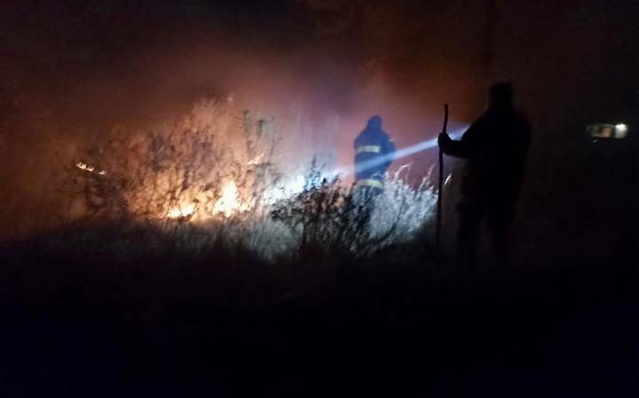 PC de Contla atiende incendio en  comunidad de San Felipe