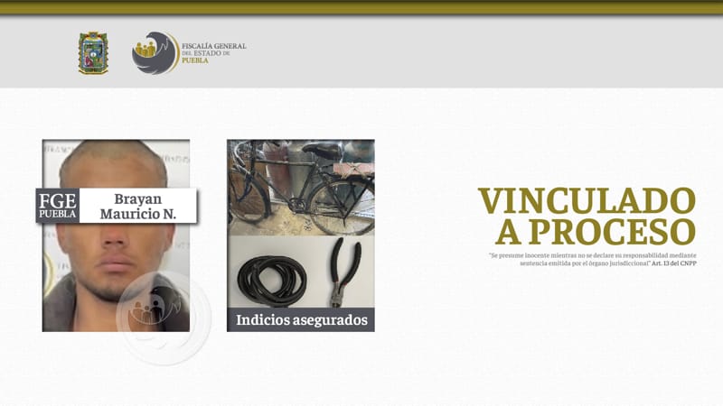 Brayan Mauricio N. es enviado a prisión por el delito de robo en Cuautlancingo