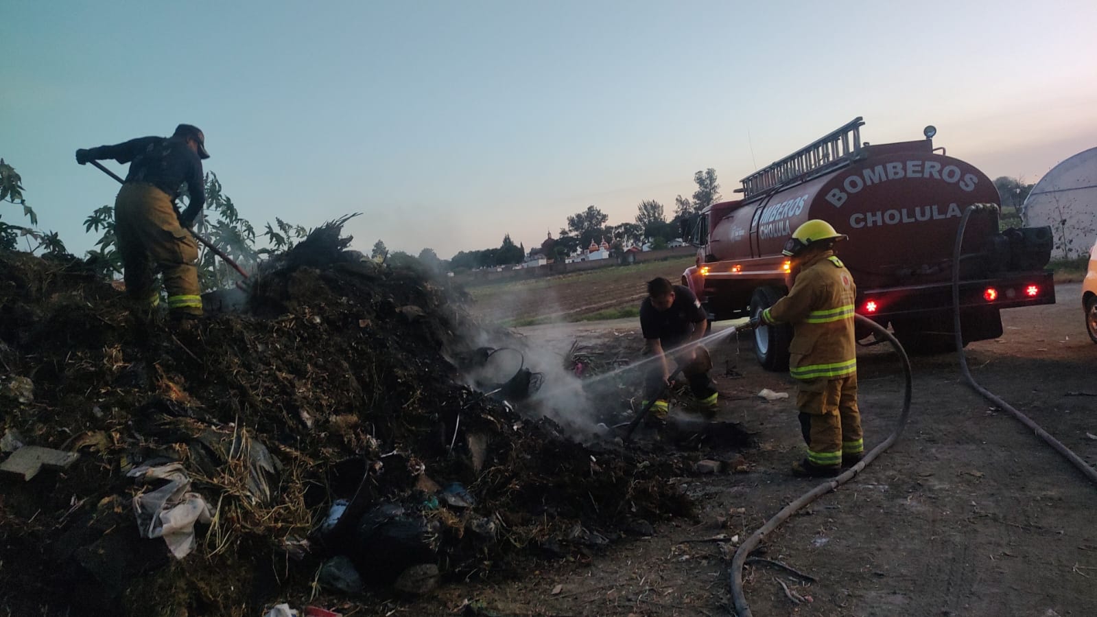 Protección Civil Cholula lista para combatir incendios forestales