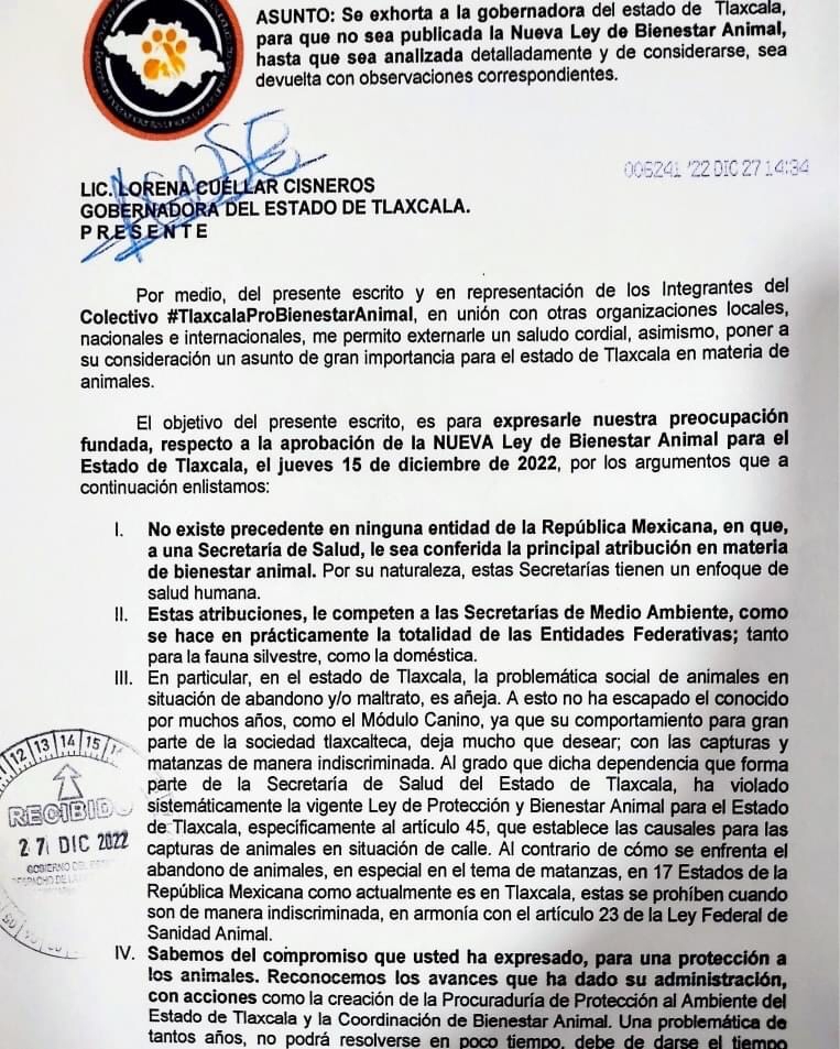 Veto a nueva ley de bienestar animal pide colectivo 