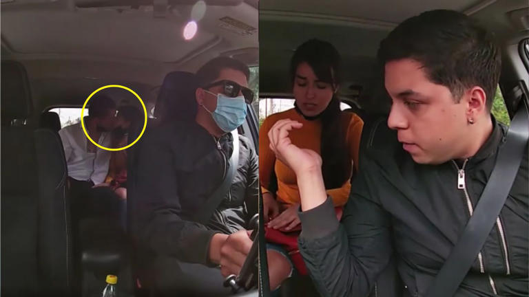 Conductor de aplicación encuentra a su prometida con otro, reacción se vuelve viral (Vídeo)