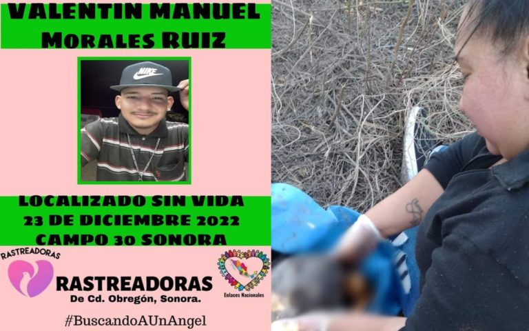 Madre buscadora encuentra a su hijo sin vida tras cuatro años desaparecido