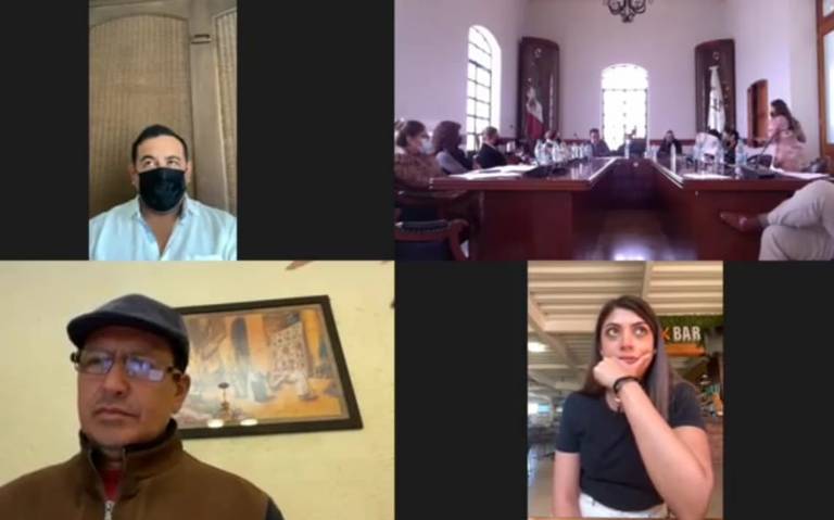 Desde un Bar regidora de Tehuacán participa en sesión de Cabildo