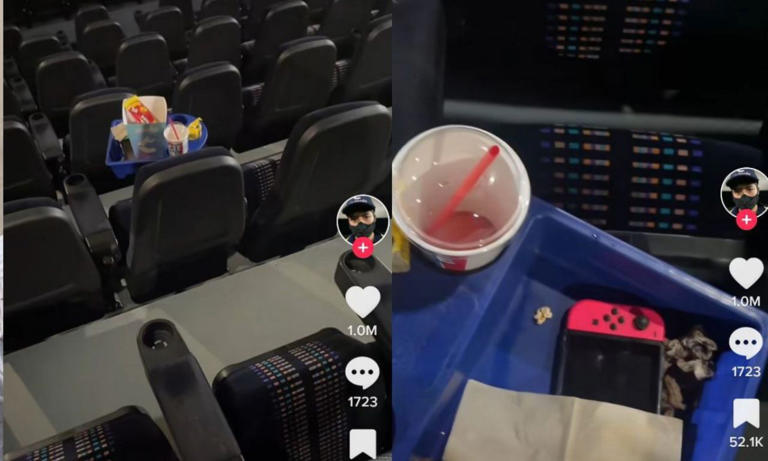 Basura de unos, tesoro de "otros": Empleado se encuentra Nintendo Switch haciendo limpieza en sala de cine (Vídeo)