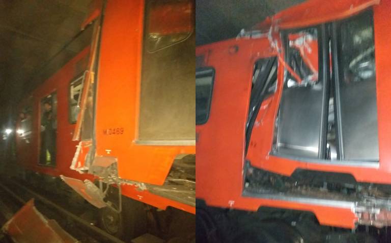 Chocan dos vagones del metro en túnel de La Raza de la Línea 3; reportan 4 personas prensadas y 10 más heridas