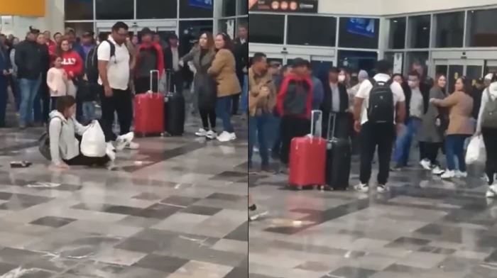 Pareja protagonizó pelea en aeropuerto de Guanajuato por supuesta infidelidad