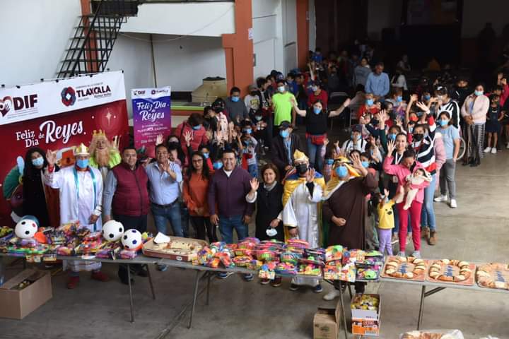 Alcalde de Tlaxcala finaliza recorrido de Reyes Magos en comunidades del municipio