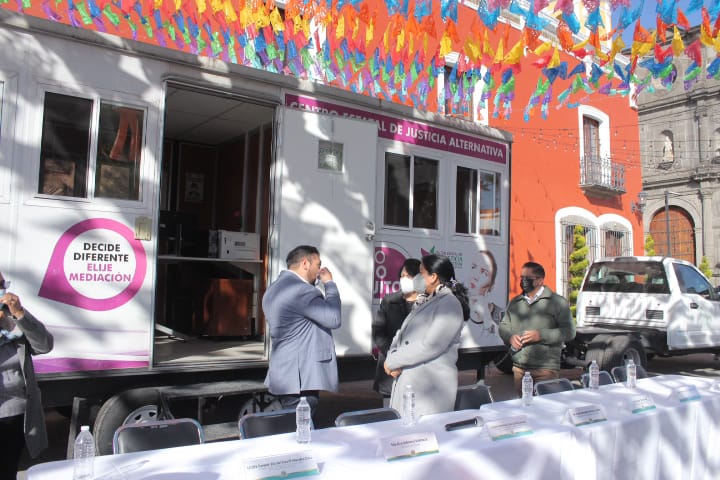 Arranca gira CEJA Móvil del TSJE: se instala en Huamantla