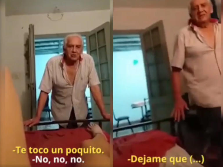 Joven capta en vídeo el acoso que sufre por su abuelo (Vídeo)
