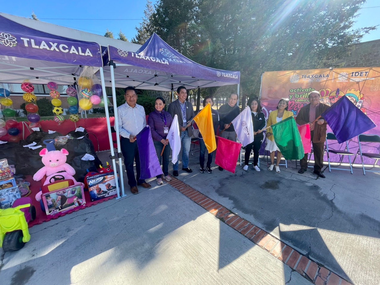 Entregó IDET juguetes a niñas y niños de comunidades vulnerables de Tlaxcala