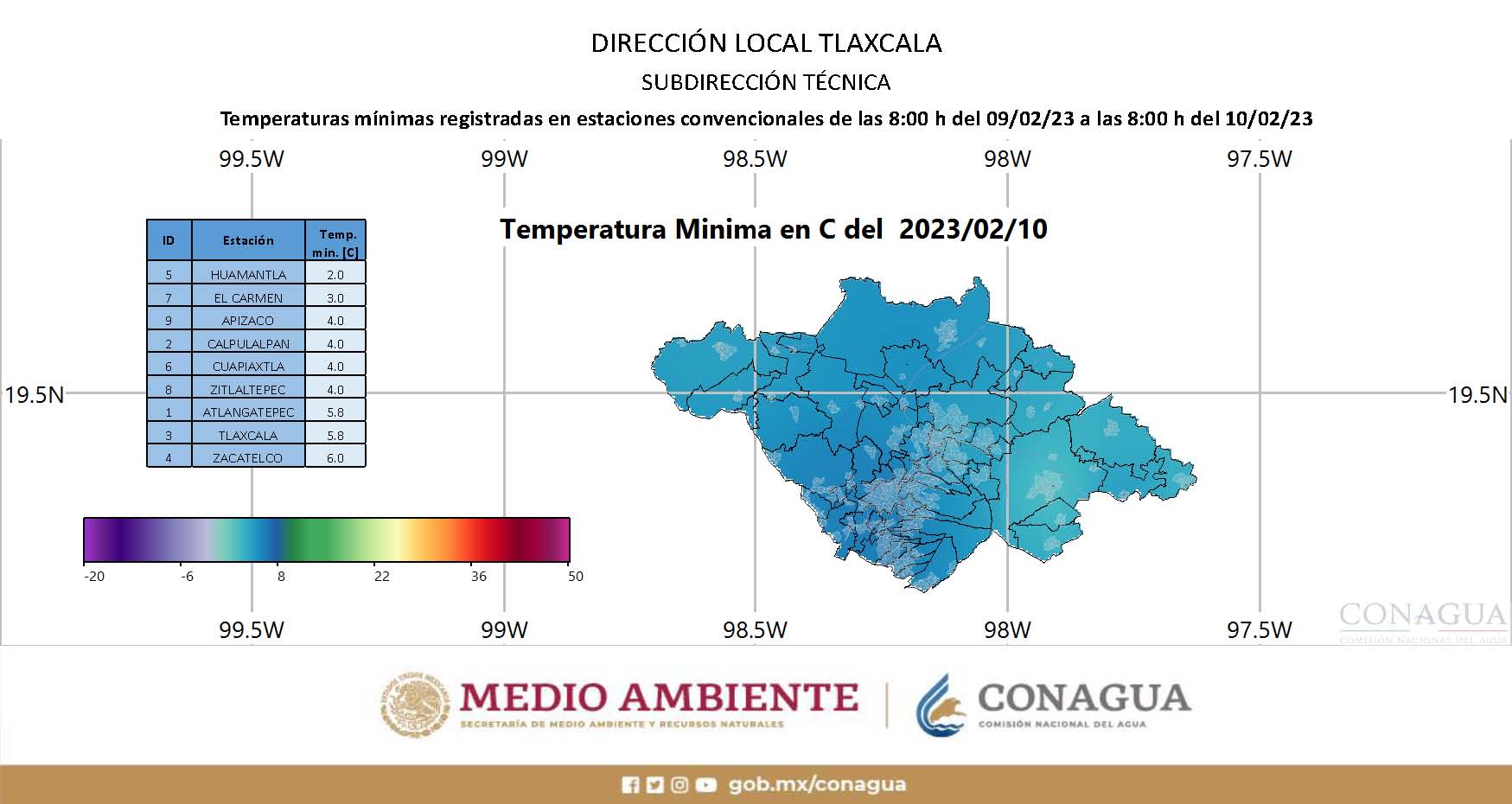 Prevé Conagua lluvias para Tlaxcala y Puebla