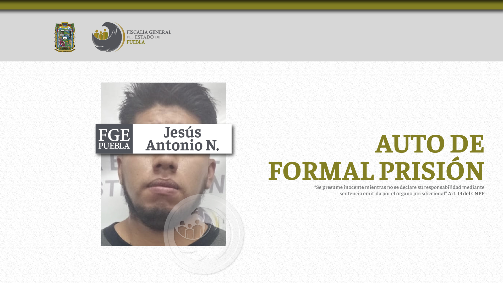 Aprehendido presunto responsable de violentar sexualmente a su prima