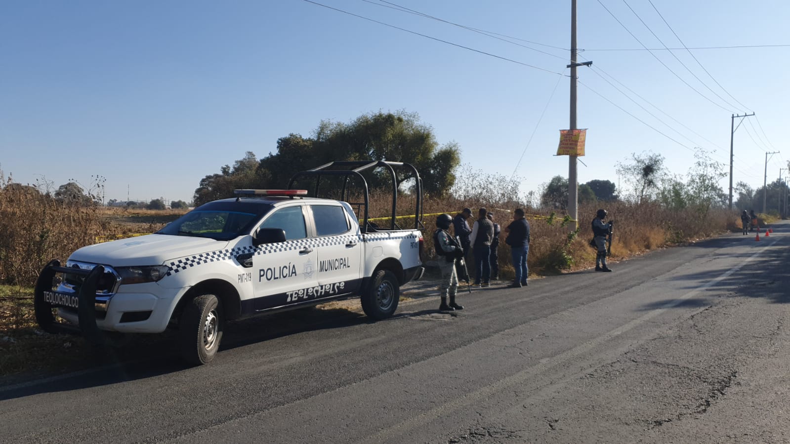 Hallan cadáver de hombre, en límites de Teolocholco y Tepeyanco