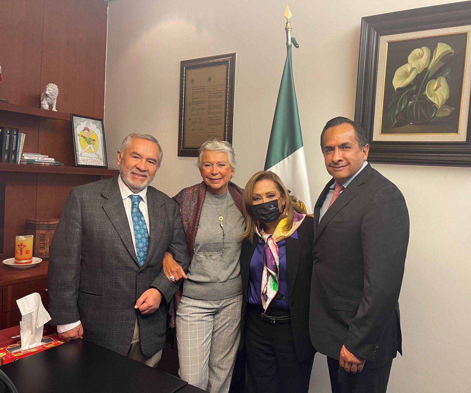 Gobernadora del estado sostiene reunión con senadora Olga Sánchez