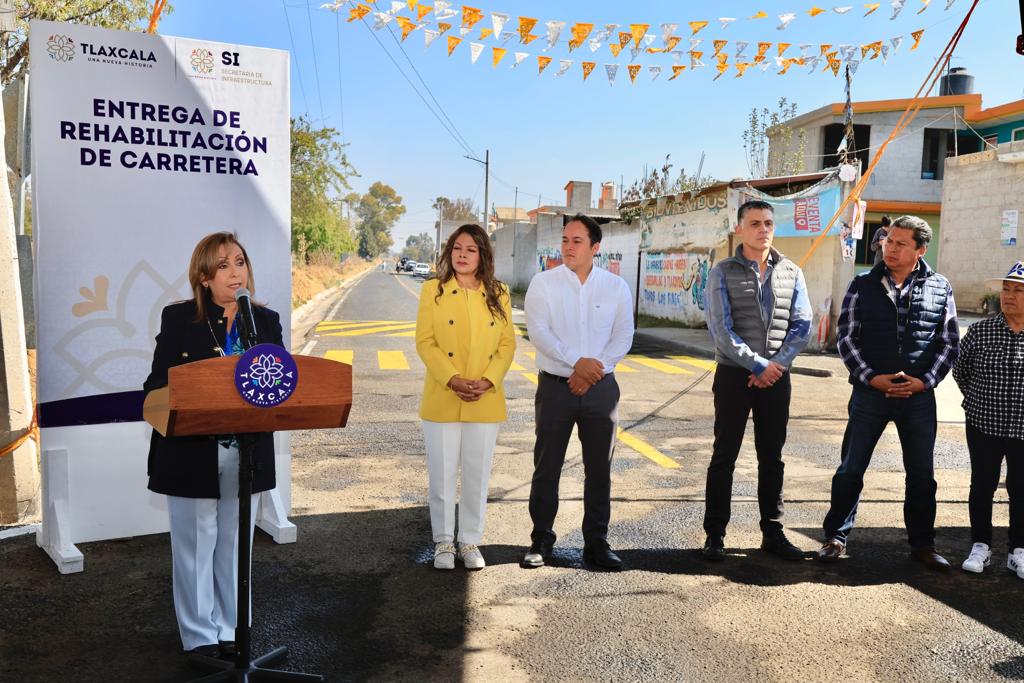 Mejoró gobernadora Lorena Cuéllar conectividad vial en Nativitas