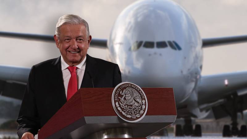 AMLO ‘se estrena’ en el AIFA; este fue su primer vuelo