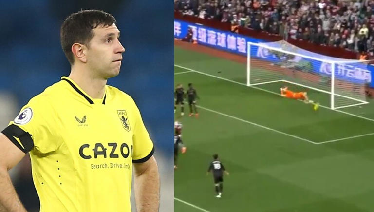 Dibu Martínez comete dos garrafales errores en menos de tres minutos (Vídeo)