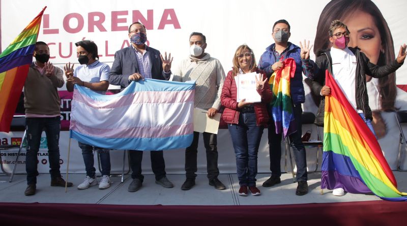 Exigen intervención de Lorena Cuéllar por acto de LGBTfóbia en Apizaco 