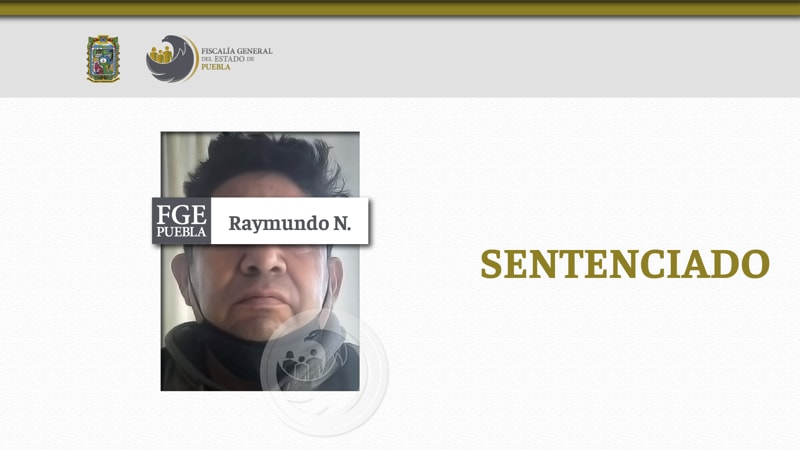Raymundo N. es sentenciado a 12 años de prisión por violar a su sobrina menor de edad