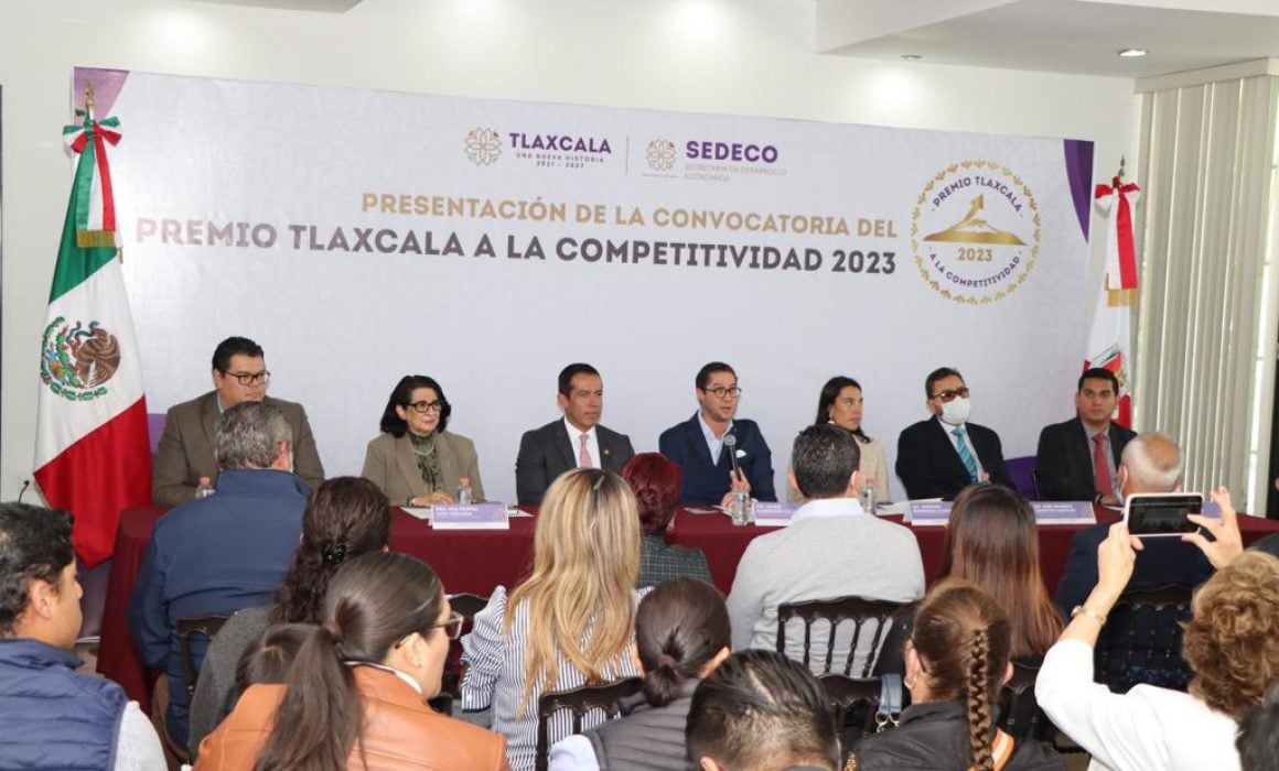 Presenta Sedeco convocatoria del Premio Tlaxcala a la competitividad 2023