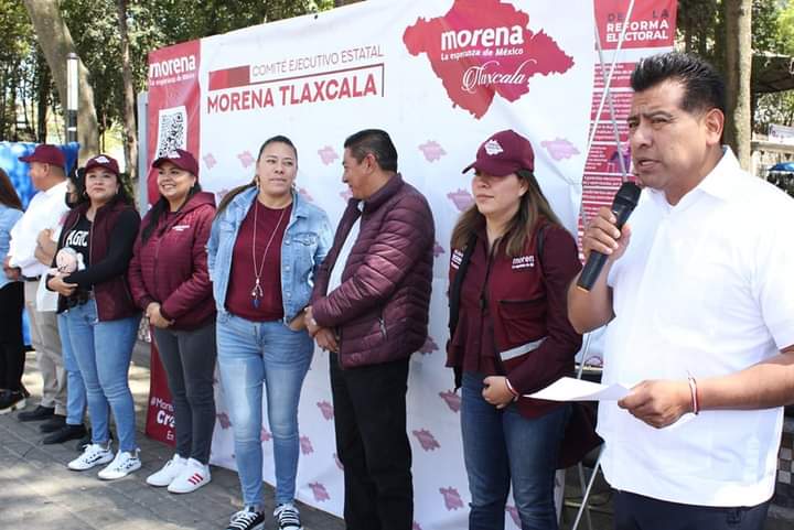Crítica MORENA "Autoridad Moral" del PAN por marcha en pro del INE