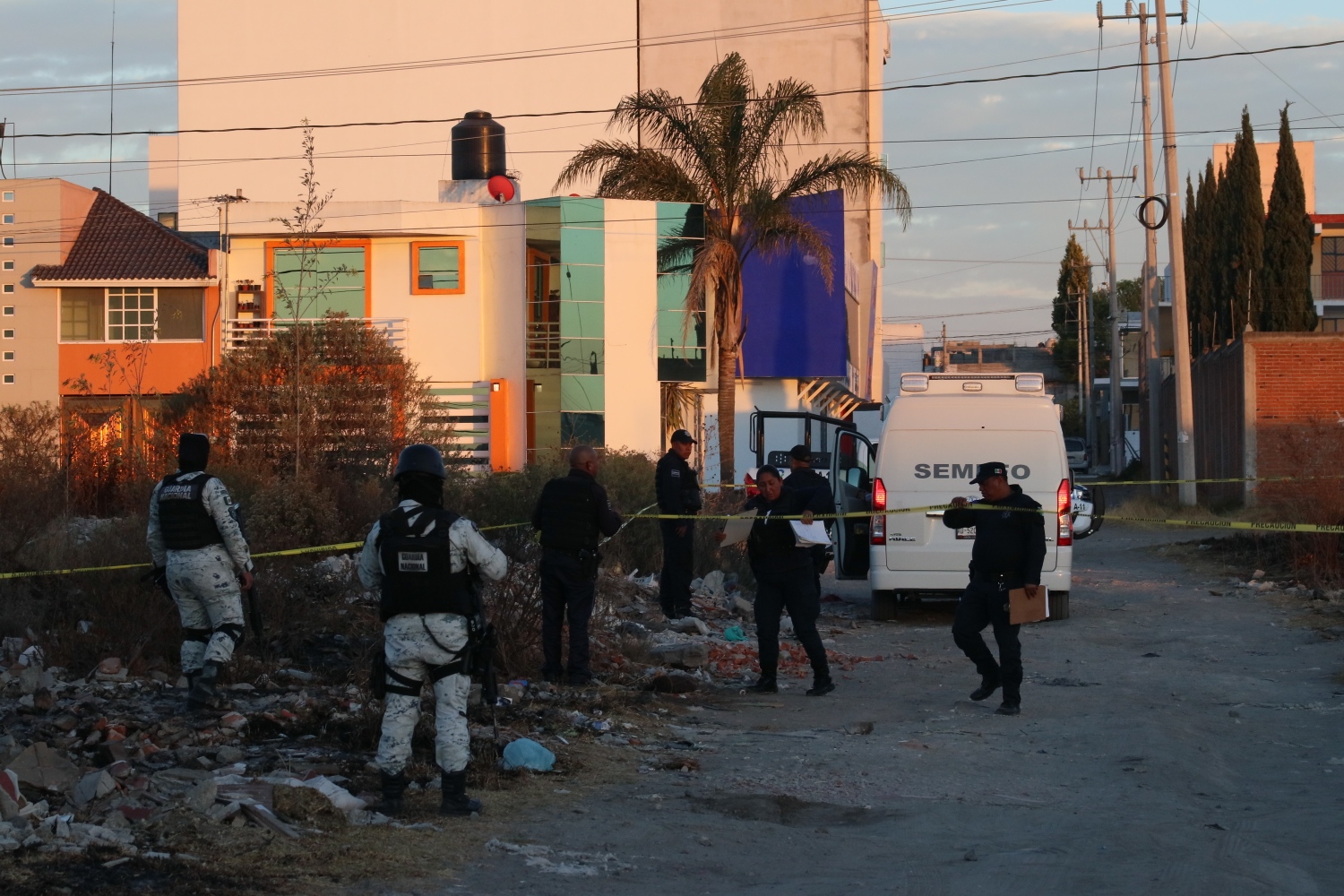 Encuentran cuerpo calcinado de una persona en Apizaco; la PGJE ya investiga