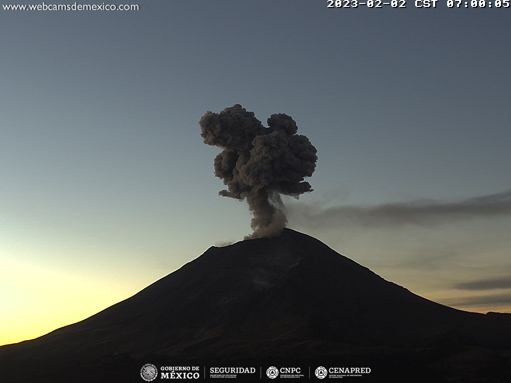 Continuará caída de ceniza en Tlaxcala por Popocatépetl: CEPC