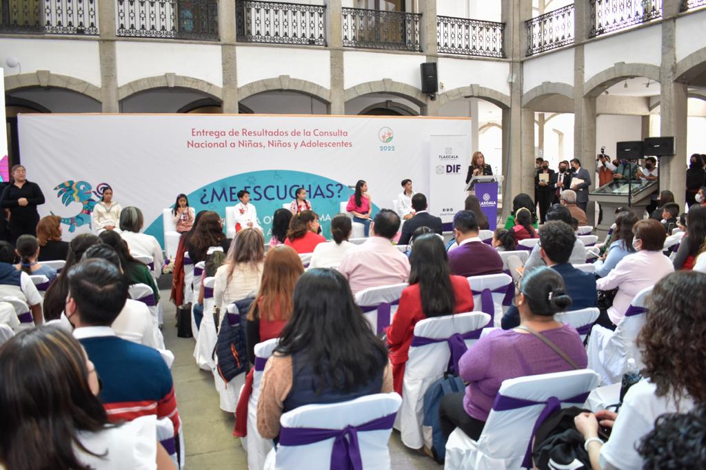 Presentan resultados de la consulta nacional ¿me escuchas? 2022 en el congreso del estado