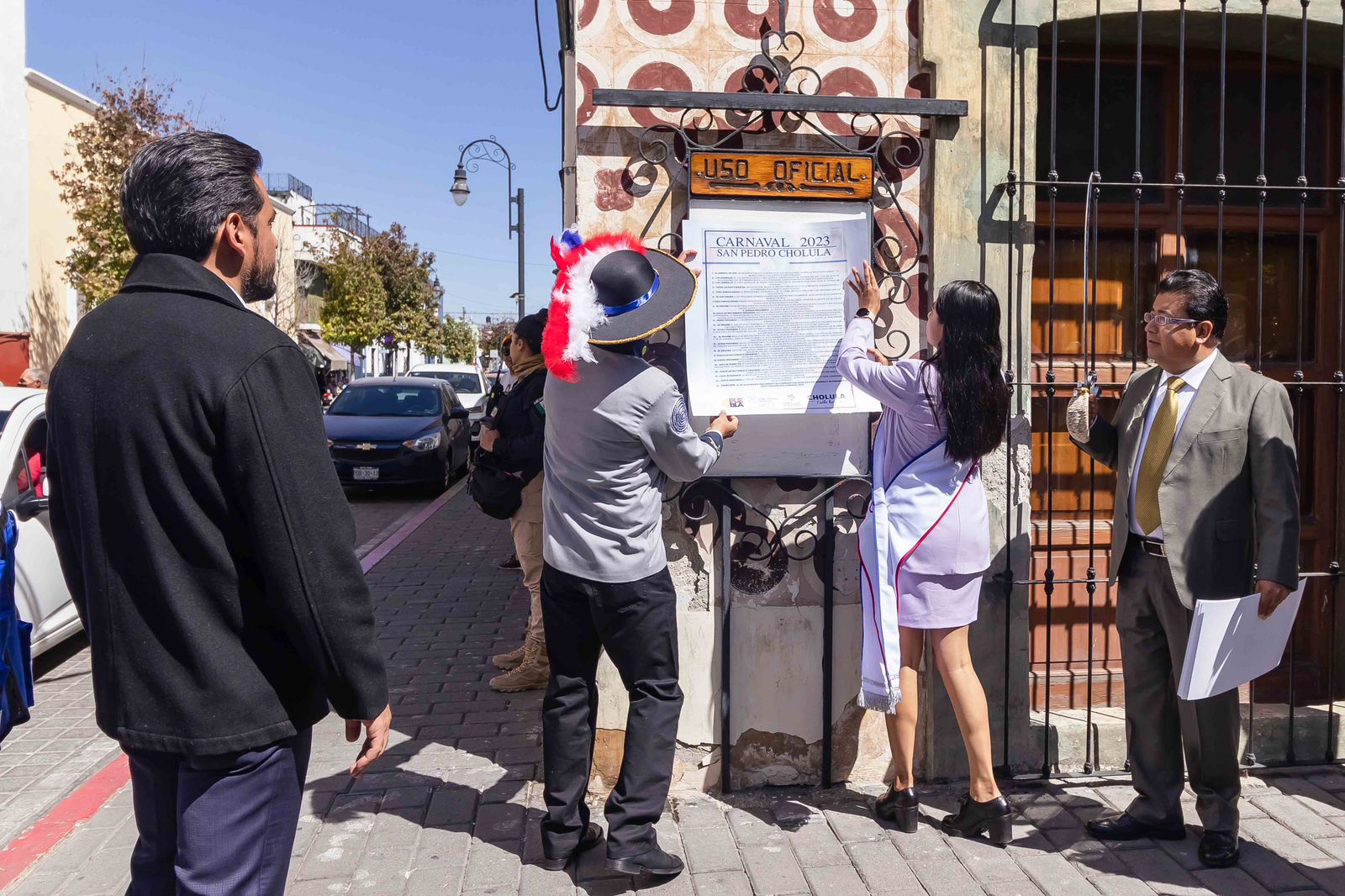 Presentan programa del Carnaval de Cholula 2023, un evento familiar y en paz