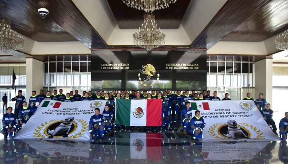 El “Grupo de Rescate Frida” de la Marina viaja a Turquía