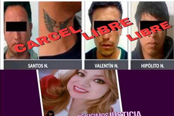 ¡Una injusticia más! Absuelven a 2 de 3 feminicidas de Angélica Landa 