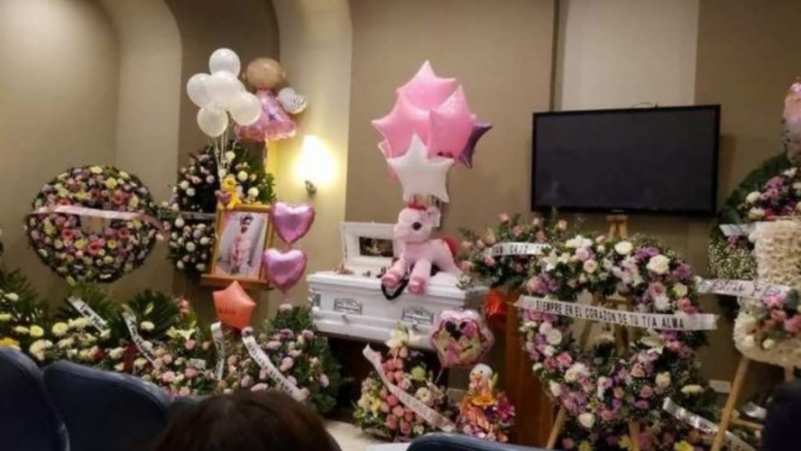 Último adiós a Ingrid, la niña que falleció tras un ataque armado en Sonora