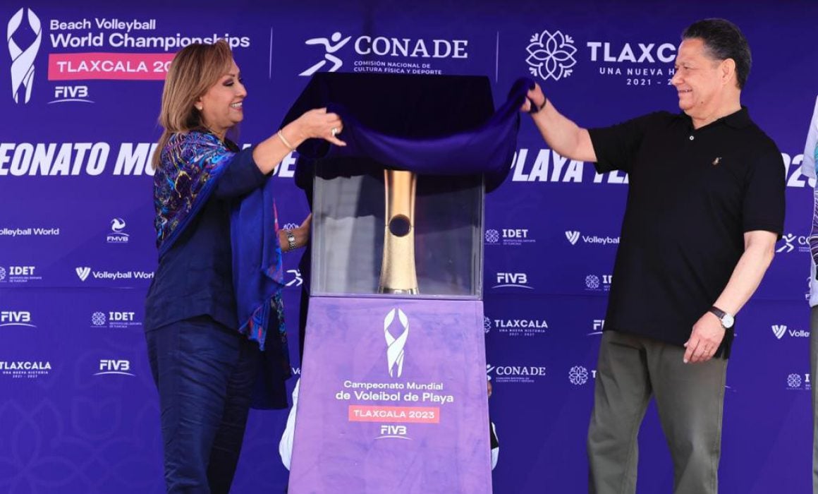 Promueve Tlaxcala Mundial de Voleibol de Playa 2023 en Hidalgo