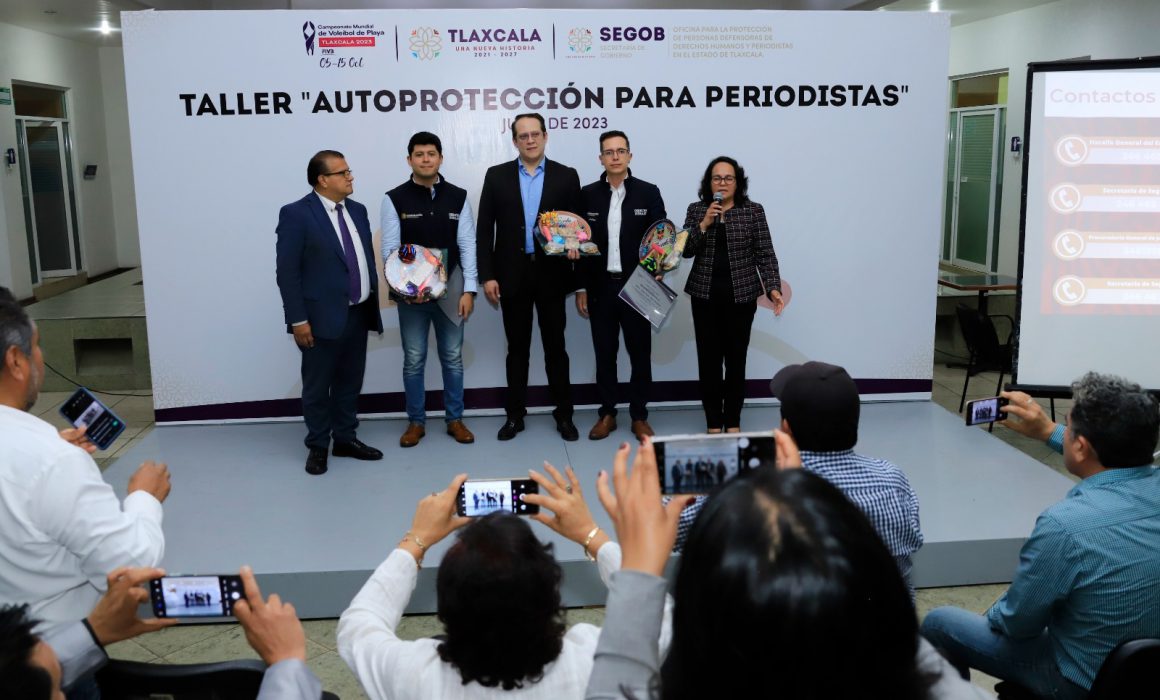 Realiza Segob taller Autoprotección para periodistas