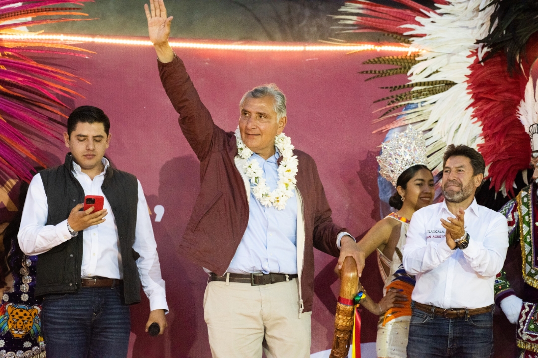 Desde Tlaxcala pide Adán Augusto cerrar filas en proceso interno de Morena