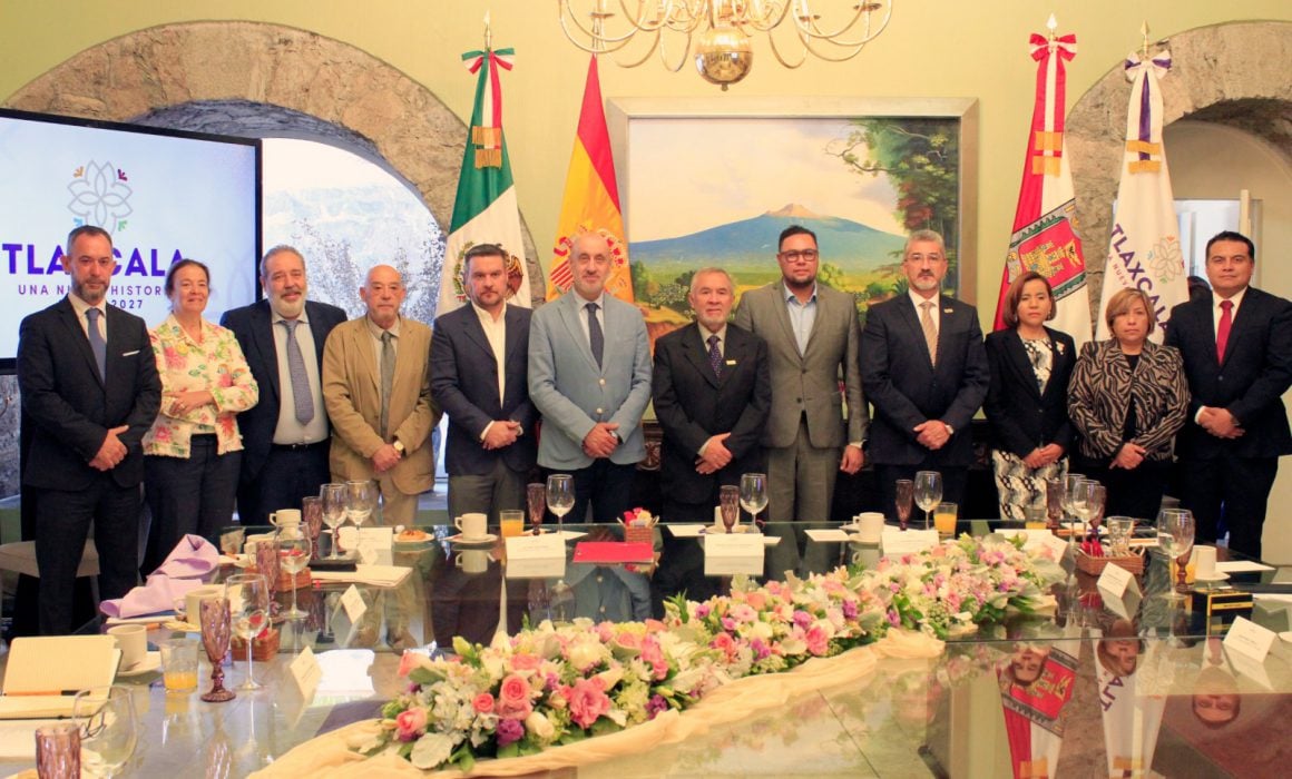 Se reúne mesa de seguridad de Tlaxcala con la embajada de España