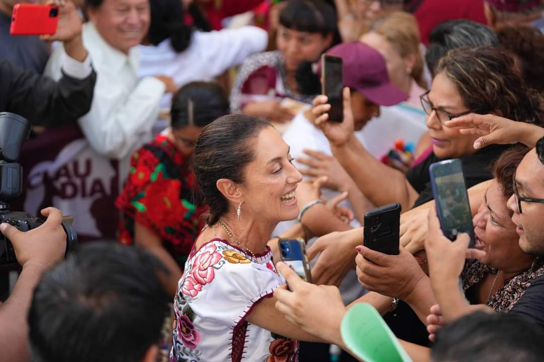 Se mantiene Sheinbaum como favorita de los tlaxcaltecas