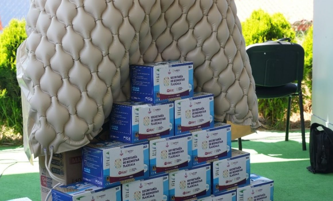Entrega Secretaría de Bienestar 200 colchones para personas postradas