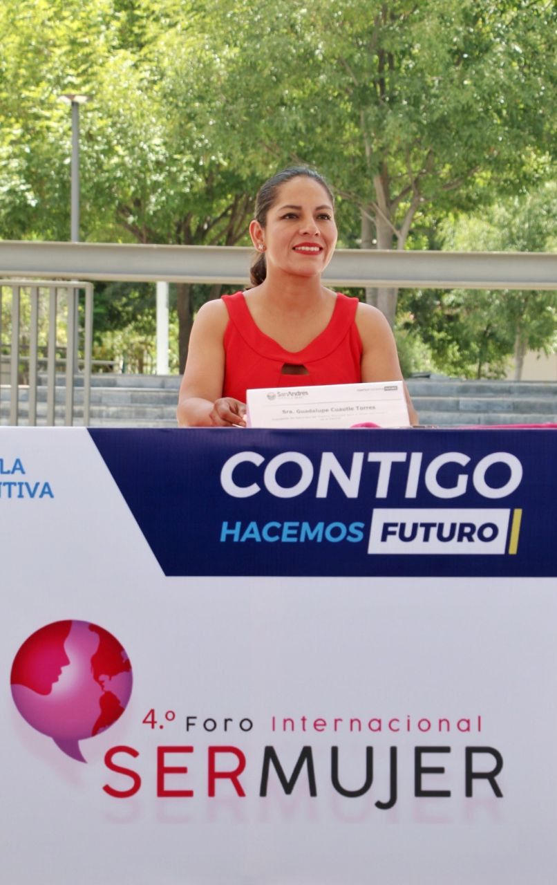 Lupita Cuautle presenta el cuarto foro internacional Ser Mujer