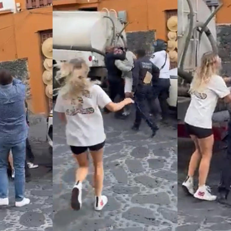 Agresivo arresto de policías a turista en Tepoztlán se hace viral por actuar de uniformados (Vídeo)