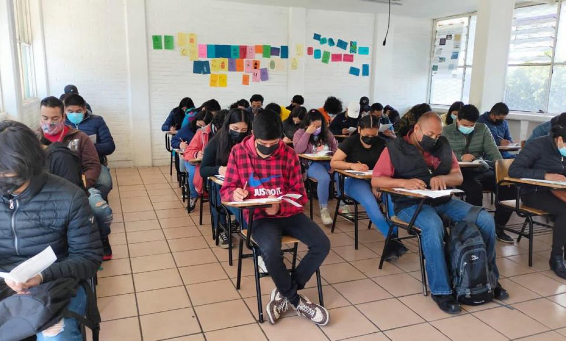 Realiza SEPE examen de admisión para ingresar a normales