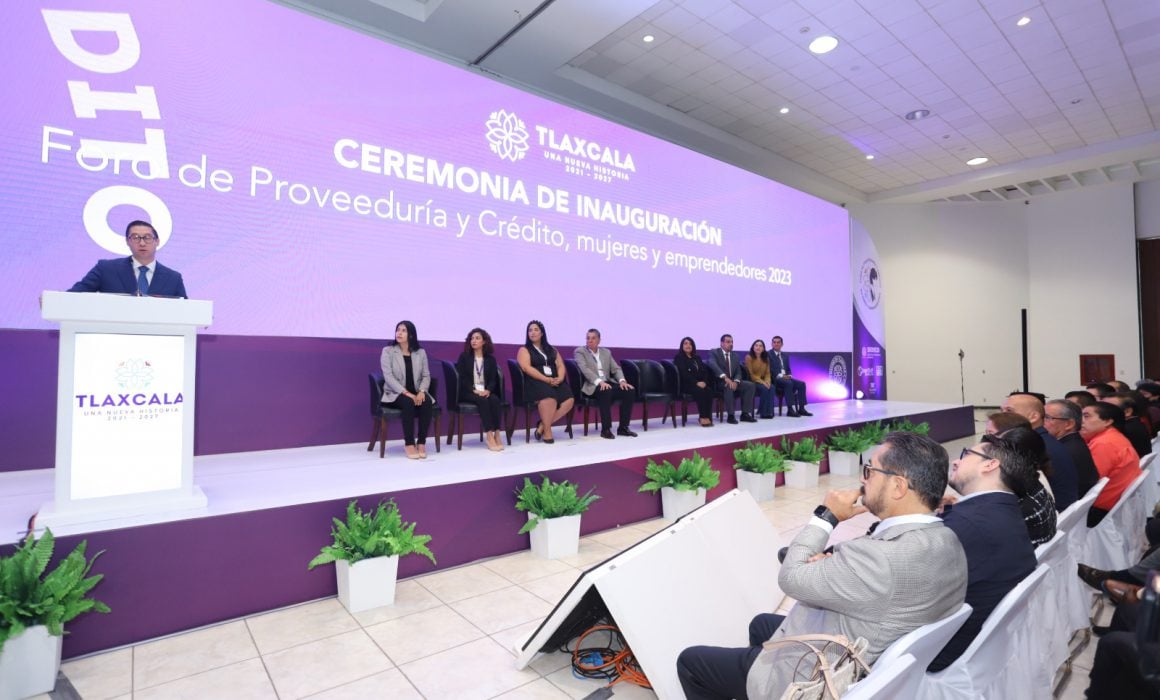 Inaugura Gobierno del Estado foro de “proveeduría y crédito 2023, mujeres y emprendedores”