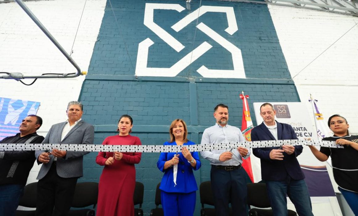 Inaugura Lorena Cuéllar empresa EDESEG en Santa Cruz Tlaxcala