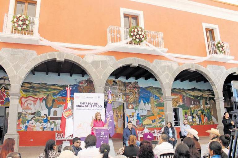 Entrega Lorena Cuéllar rehabilitación de presidencia de Sanctorum