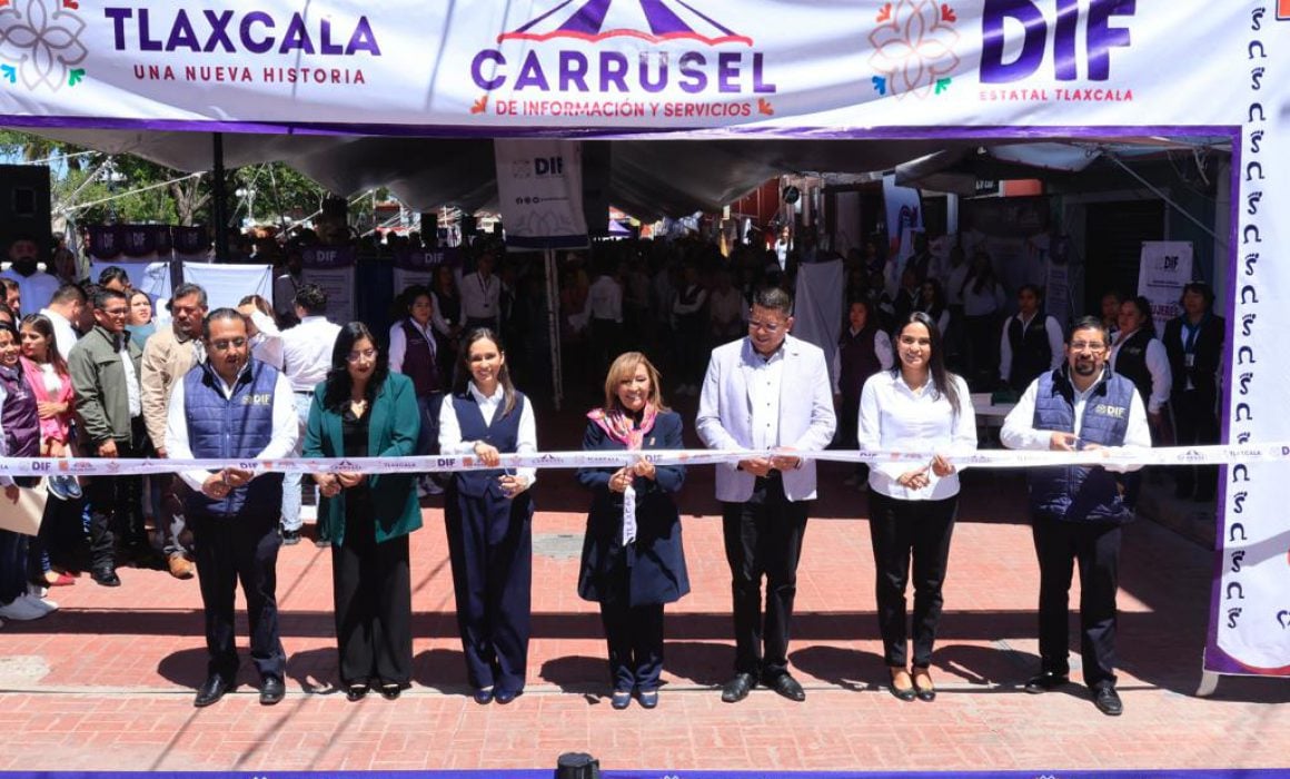 Encabeza Lorena Cuéllar carrusel de información y servicios en Calpulalpan