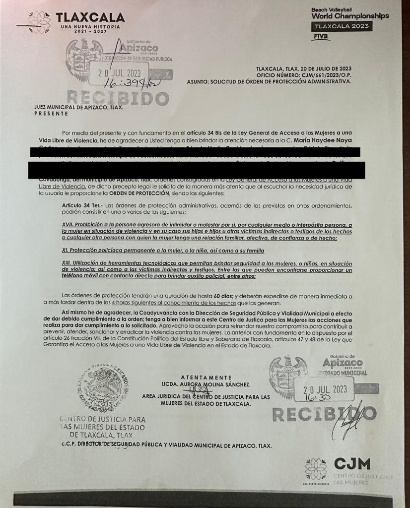 Reporta activista intimidaciones en su contra: obtienen medidas de protección