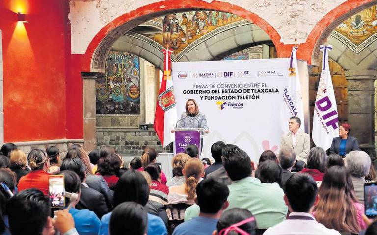 Llega modelo de atención Teletón a Tlaxcala con CRIAT, firman convenio