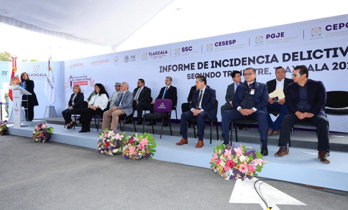 Presenta Lorena Cuéllar segundo informe trimestral de incidencia delictiva